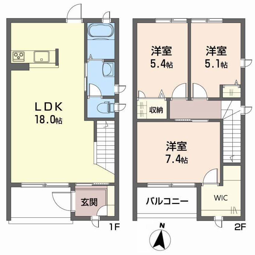 間取図 メゾン・ブランシェ