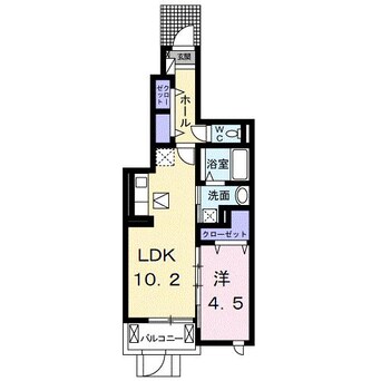 間取図 名鉄三河線/吉浜駅 徒歩23分 1階 築7年