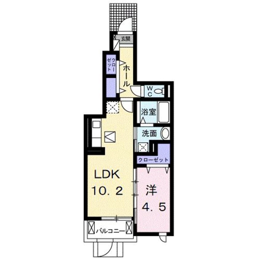 間取図 名鉄三河線/吉浜駅 徒歩23分 1階 築7年