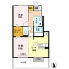 名鉄三河線/碧南中央駅 徒歩8分 1階 築15年 2DKの間取り