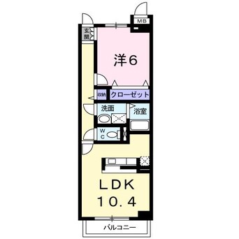 間取図 名鉄三河線/新川町駅 徒歩17分 3階 築15年