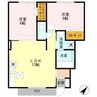 名鉄三河線/三河高浜駅 徒歩17分 1階 築14年 2LDKの間取り