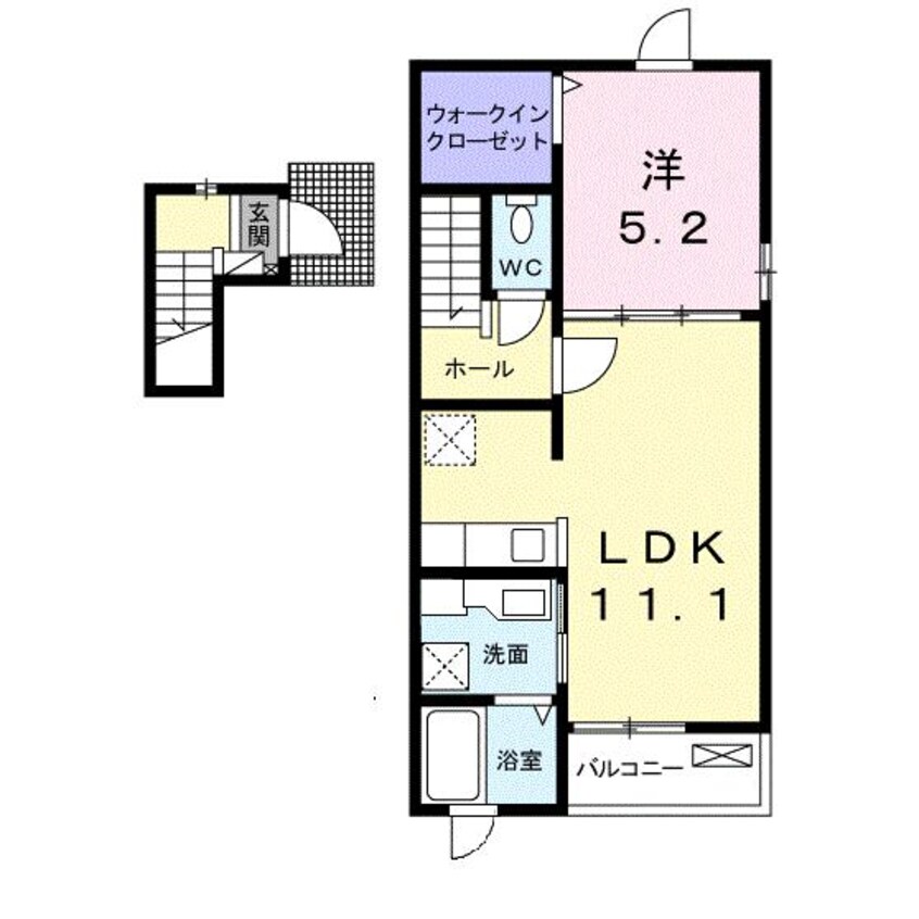 間取図 名鉄三河線/碧南駅 徒歩26分 2階 築4年