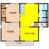 名鉄三河線/北新川駅 徒歩8分 1階 築33年 2LDKの間取り