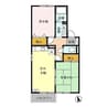 名鉄三河線/北新川駅 徒歩12分 2階 築24年 2DKの間取り