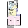 名鉄三河線/吉浜駅 徒歩13分 1階 築18年 2DKの間取り
