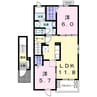名鉄三河線/高浜港駅 徒歩20分 2階 築10年 2LDKの間取り