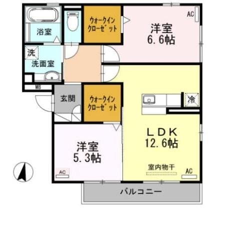 間取り図 名鉄三河線/三河高浜駅 徒歩15分 3階 築10年