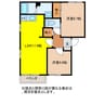名鉄三河線/碧南中央駅 徒歩24分 2階 築34年 2LDKの間取り
