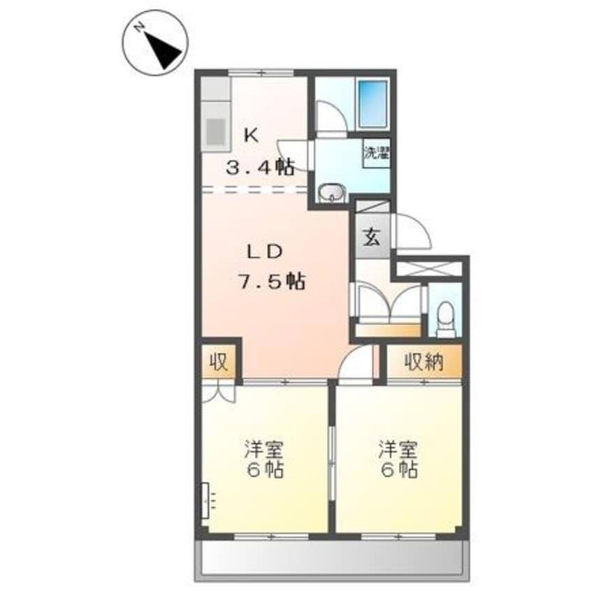 間取図 名鉄三河線/碧南中央駅 徒歩22分 1階 築28年