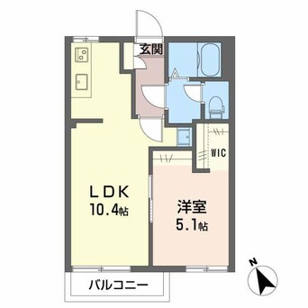 間取図 くるくるバス（碧南市）/平山町 徒歩1分 1階 築34年