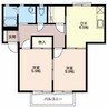 名鉄三河線/北新川駅 徒歩32分 2階 築26年 2DKの間取り