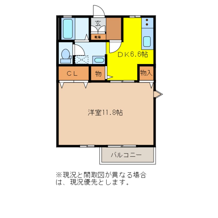 間取図 くるくるバス（碧南市）/ひょうたん池 徒歩4分 2階 築30年