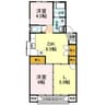 名鉄三河線/北新川駅 徒歩7分 1階 築40年 2LDKの間取り