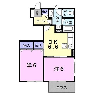 間取図 名鉄三河線/碧南駅 徒歩30分 1階 築20年