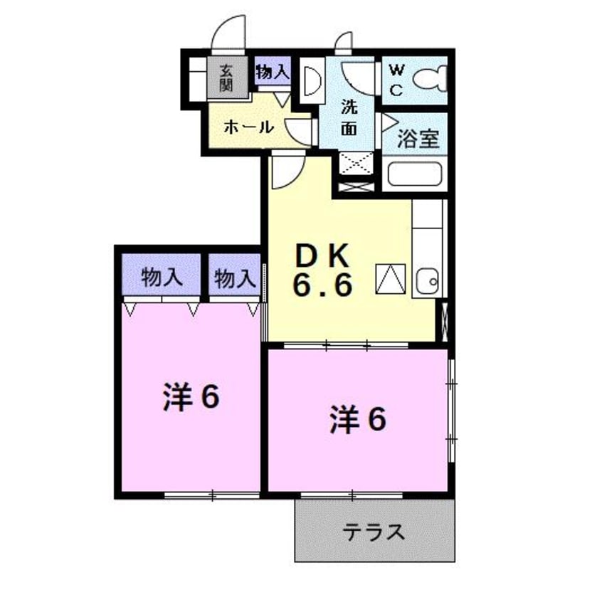 間取図 名鉄三河線/碧南駅 徒歩30分 1階 築20年