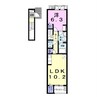 名鉄三河線/碧南中央駅 徒歩6分 2階 築4年 1LDKの間取り