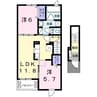 名鉄三河線/高浜港駅 徒歩14分 2階 築9年 2LDKの間取り