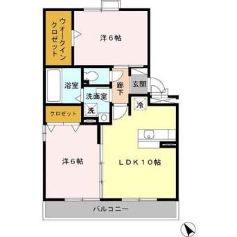 間取図 名鉄三河線/吉浜駅 徒歩12分 2階 築17年