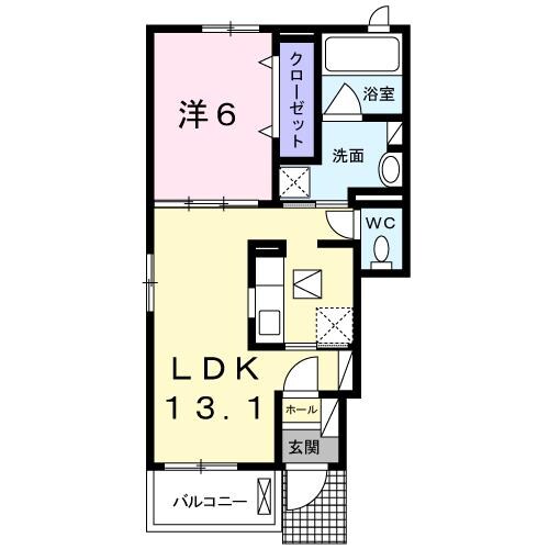間取り図 ベル　フレーズ　24Ⅱ