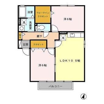 間取図 セジュール　あいりす　A