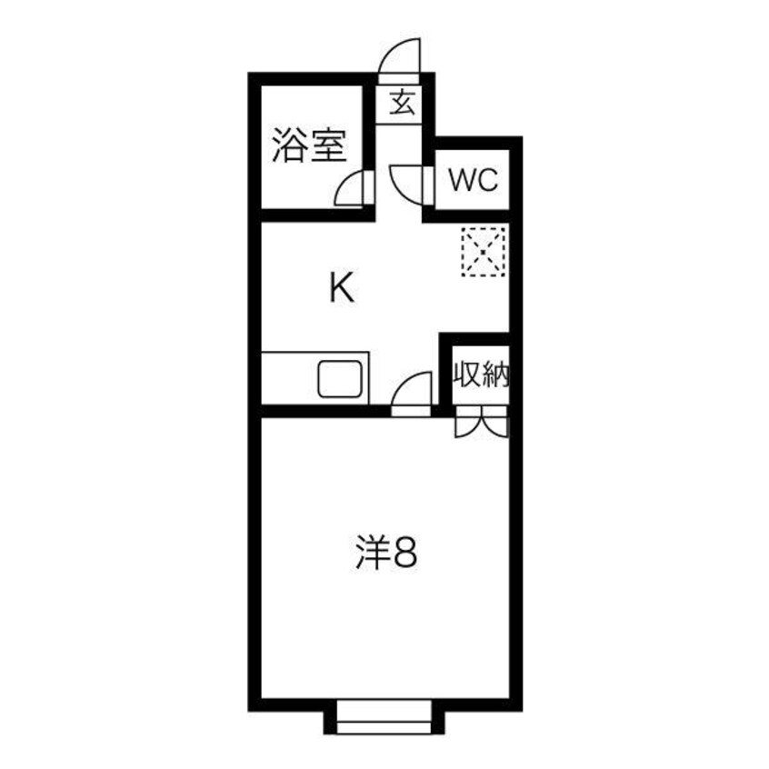 間取図 名鉄三河線/三河高浜駅 徒歩10分 3階 築34年