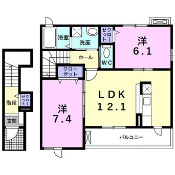 間取図 向日葵之絢　Green