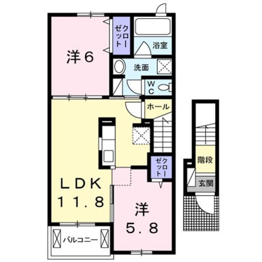 間取図 サン・クラール