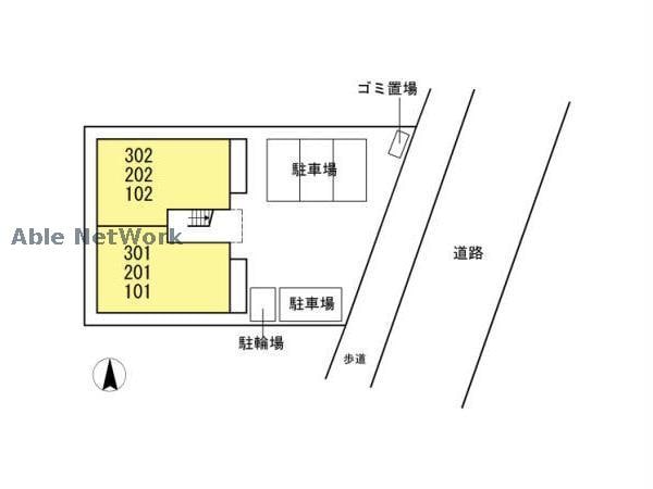 駐車場配置図 ルーピン