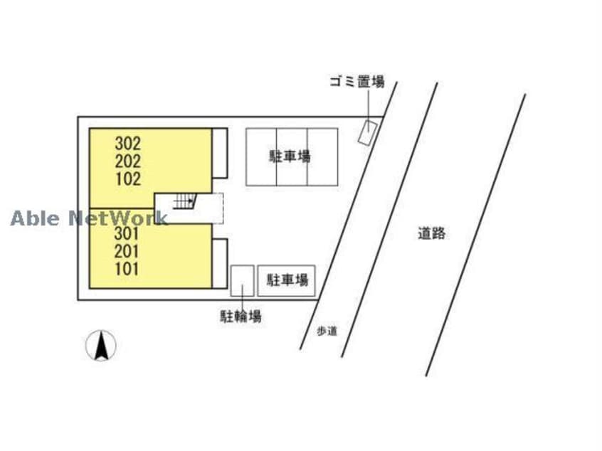 駐車場配置図 ルーピン
