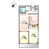 パレット伏見 2LDKの間取り