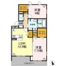 ポポラス 2LDKの間取り