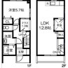 Maisonette park 碧南中央駅　B 1LDKの間取り
