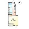 シトロン　セードル 1Rの間取り