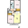 ピアチェーレ（碧南） 2DKの間取り