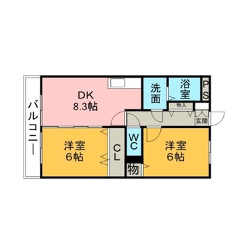 間取図 ドミールシャルマン