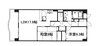 サントノーレ愛大医学部前弐番館 2LDKの間取り