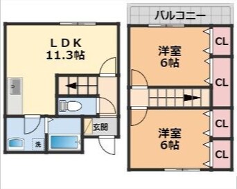 間取図 ＫアヴニールⅡ