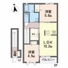サンビームＭ．Ｔ 2LDKの間取り