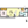 カトレア5 1LDKの間取り