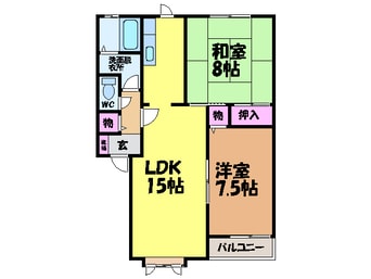 間取図 ディアス東山・