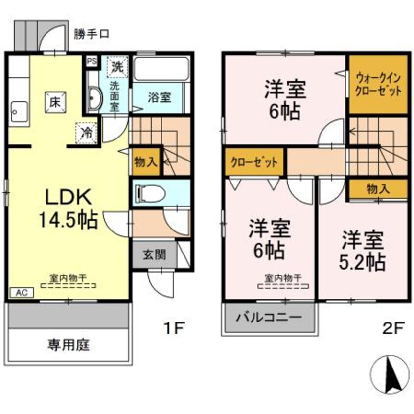 間取図 カメリア椿