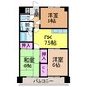 第１ゴトービル・ 3DKの間取り