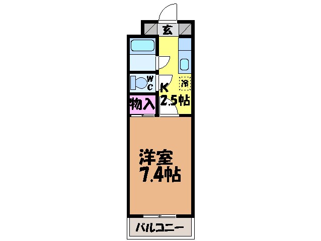 間取り図 カーサグラン桑原・