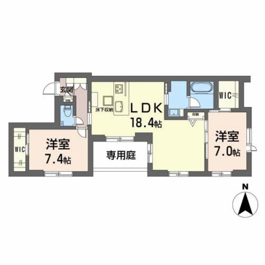 間取図 ヴィステリオ　プレミア