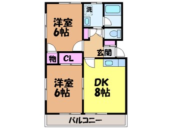 間取図 アイリス大英　越智