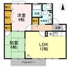 ヴィレッジコート・ 2LDKの間取り