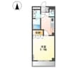 fortiaY＆Y 1Kの間取り