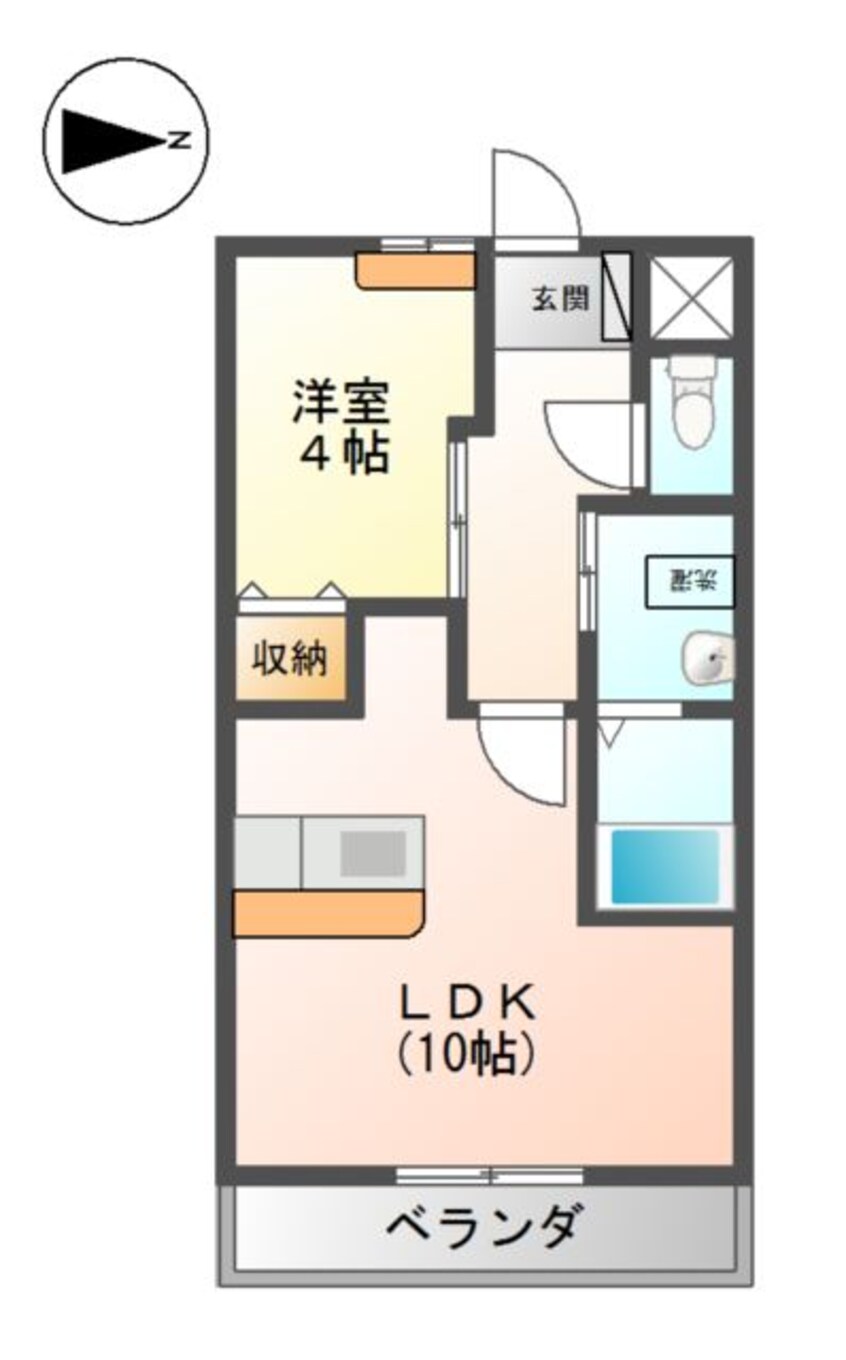 間取図 グランチェスタ鷹子