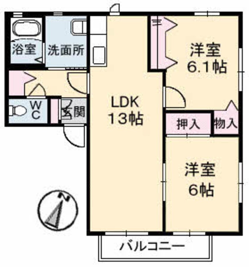 間取図 ベルセ星岡・